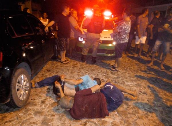Policial reage a assalto e atira em suspeitos na zona Sul de Teresina.(Imagem:Divulgação/PM)