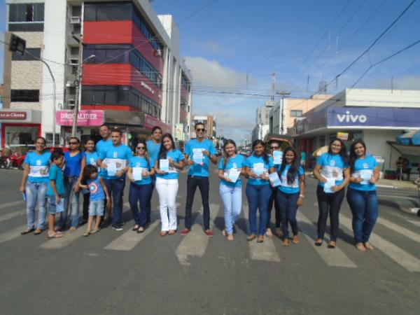 A&ccedil;&atilde;o da APAF conscientiza sobre o autismo em Floriano.(Imagem:FlorianoNews)