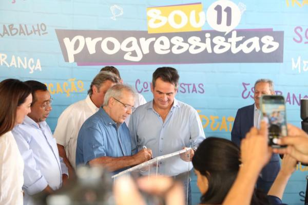  Ciro Nogueira celebra filia&ccedil;&atilde;o de Jo&atilde;o Vicente Claudino(Imagem:Ascom)