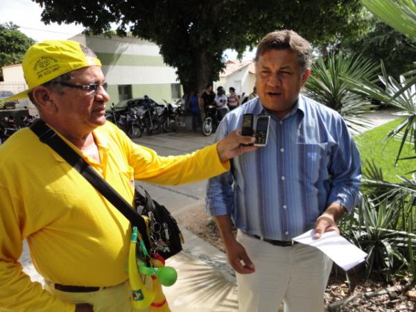Entrevistou o Superintendente de Tr&acirc;nsito Carlos Ant&ocirc;nio(Imagem:FlorianoNews)