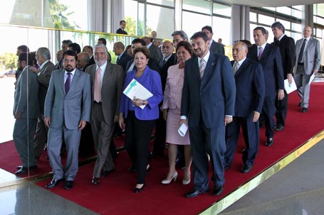 Governador toma café da manhã com presidente Dilma na Alvorada