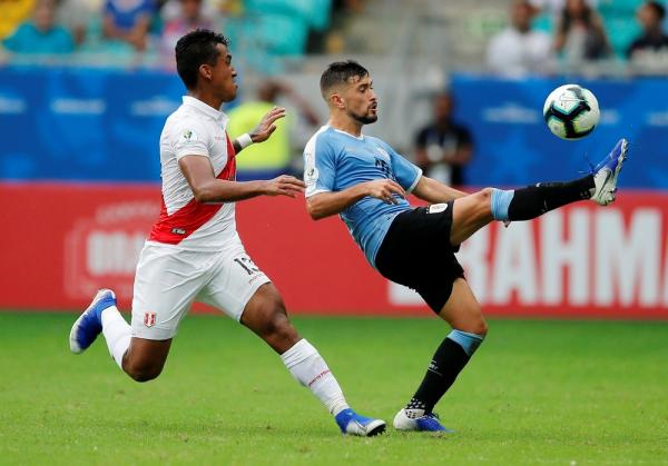 Arrascaeta terminou a competi&ccedil;&atilde;o como titular, mas sem brilho.(Imagem:REUTERS/Luisa Gonzalez)