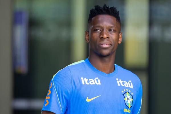 Luiz Henrique em treino da sele&ccedil;&atilde;o brasileira.(Imagem:Rodolfo Buhrer/AGIF)