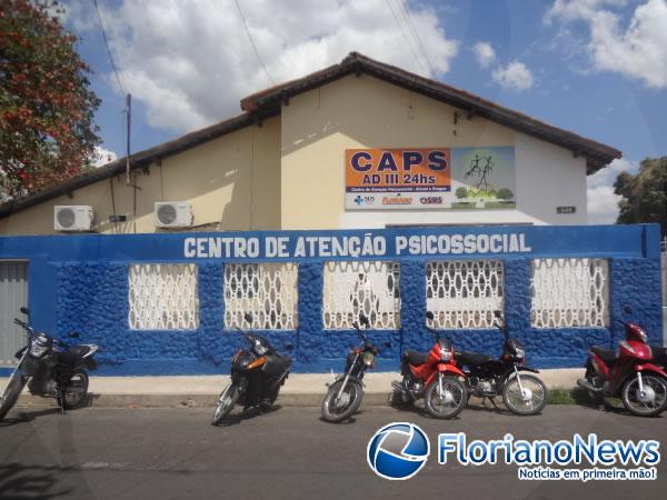 CAPS AD III &eacute; beneficiado com horta comunit&aacute;ria.(Imagem:FlorianoNews)