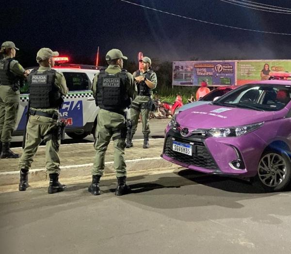 Sucesso no policiamento ostensivo durante as festividades de virada de ano em Floriano