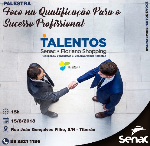 Senac realiza a Palestra sobre "Foco na Qualificação para o Sucesso Profissional"