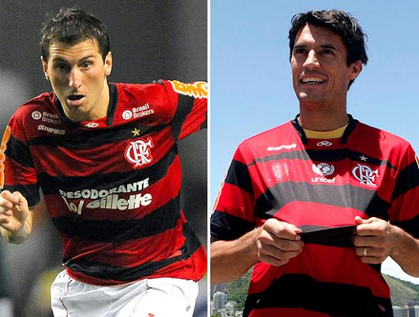 Dar&iacute;o Bottinelli e Marcos Gonz&aacute;lez j&aacute; foram companheiros no Chile.(Imagem:Editoria de Arte / GLOBOESPORTE.COM)