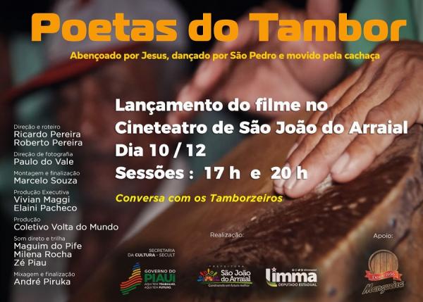 Tambor de Crioula do Piauí ganha filme longa-metragem
