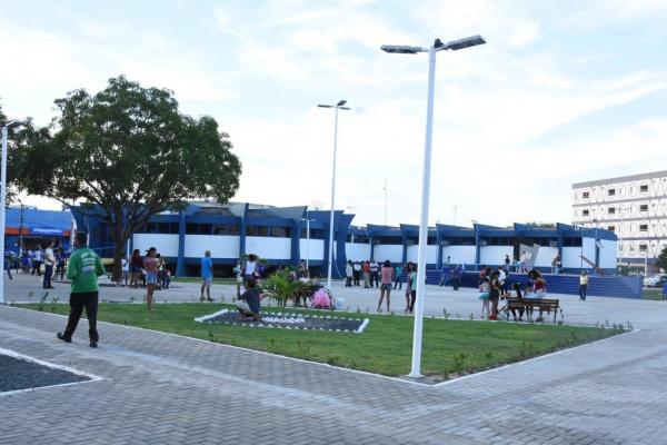 Reestruturação da Praça Coronel Borges.(Imagem:Secom)