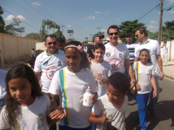 Prefeito Gilberto Junior participa do encerramento da Semana do Trânsito.(Imagem:Marcelo Roxo)