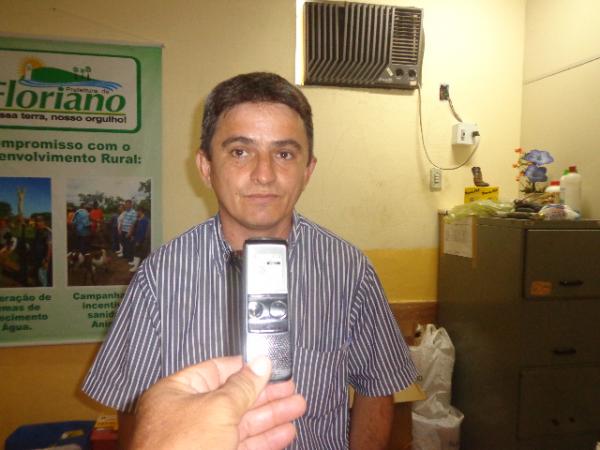 Edvaldo Ara&uacute;jo, Secret&aacute;rio Municipal de Desenvolvimento Rural e Abastecimento.(Imagem:FlorianoNews)