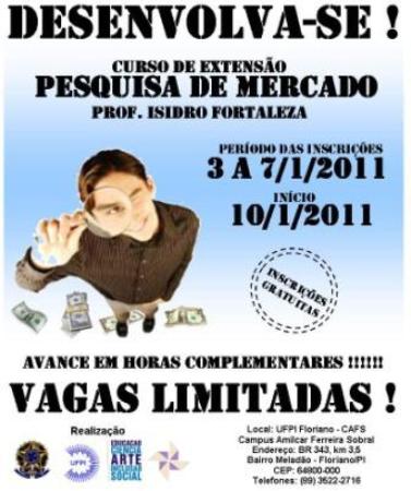 Curso de Administração promove curso sobre pesquisa de mercado