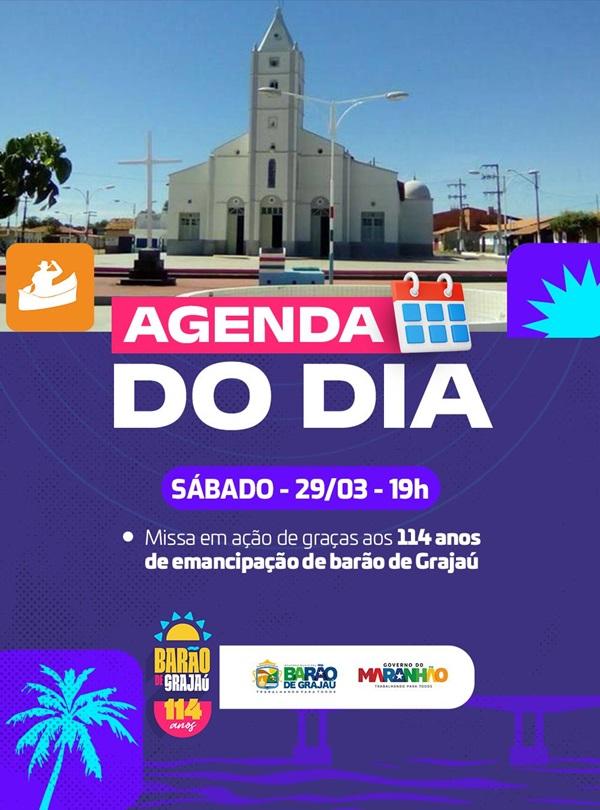 F&eacute; e gratid&atilde;o: missa encerra celebra&ccedil;&otilde;es dos 114 anos de Bar&atilde;o de Graja&uacute;(Imagem:Divulga&ccedil;&atilde;o)