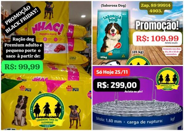 Casa do Fazendeiro em Barão de Grajaú oferece promoções imperdíveis nesta Black Friday