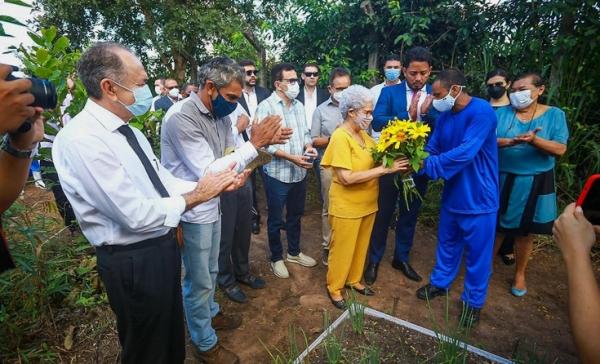 Governadora Regina Sousa fez uma visita nesta manh&atilde; a penitenci&aacute;ria Irm&atilde;o Guido.(Imagem:Renato Andrade/Cidadeverde.com)