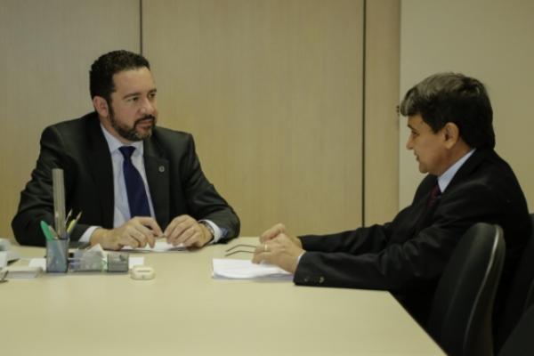  O governador Wellington Dias se reuniu com o secret&aacute;rio executivo do Minist&eacute;rio do Planejamento, Dyogo Oliveira. (Imagem:CCom)