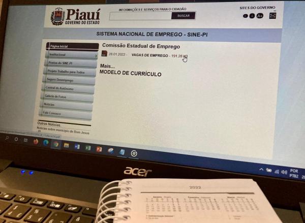 Sine Piauí tem 232 vagas de emprego abertas; veja lista completa