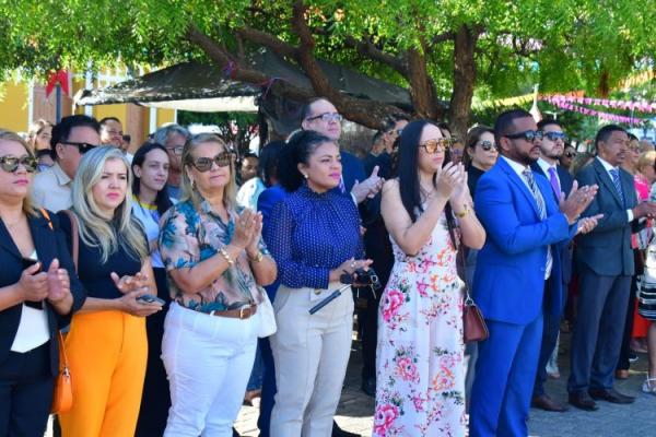  Momento c&iacute;vico e Feira da Agricultura marcam o 8&ordm; dia de atividades pelos 127 anos de Floriano.(Imagem:Secom)