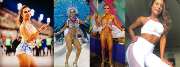  Dani Sperle segue atuando como modelo fitness e musa do Carnaval.(Imagem:Reprodu&ccedil;&atilde;o/Leo Cordeiro/Daniel Pinheiro/Agnews/Rep)