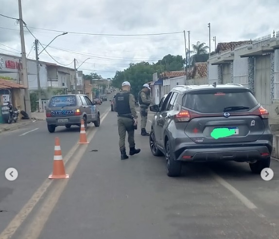 3º BPM intensifica Operações Relâmpago e blitz em Floriano para reforçar a segurança