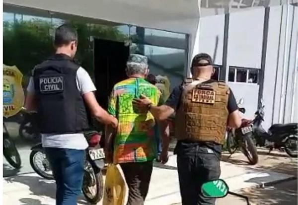 Preso idoso condenado a 10 anos de prisão por estupro de vulnerável em Piripiri