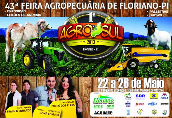 Feira Agropecu&aacute;ria de Floriano(Imagem:Divulga&ccedil;&atilde;o)