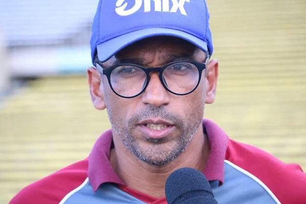  Eduardo dos Santos, t&eacute;cnico do Fluminense-PI.(Imagem:Pablo Cavalcante )