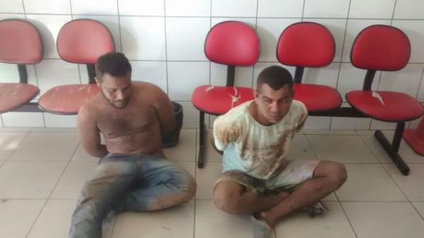 Miguel &Iacute;talo Curim Sousa, de 23 anos, e Elielson Manoel dos Santos, de 18 anos.(Imagem:PM-PI)