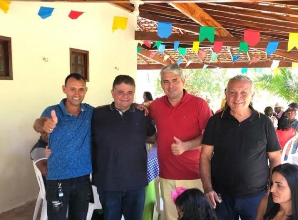 Maur&iacute;cio Bezerra recebe a visita do deputado estadual F&aacute;bio Xavier(Imagem:Reprodu&ccedil;&atilde;o)