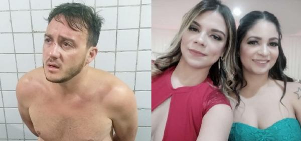 Pablo Henrique Campos Santos, que atropelou a namorada Anuxa Kelly Leite Alencar e a amiga dela, Vanessa Carvalho. (Imagem:Montagem Piau&iacute; Hoje)
