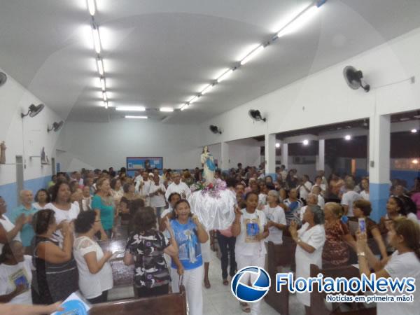 Prociss&atilde;o e missa encerraram o festejo de Nossa Senhora da Concei&ccedil;&atilde;o em Floriano.(Imagem:FlorianoNews)