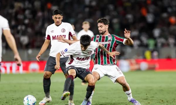 Fluminense cede empate ao Lan&uacute;s e acaba eliminado da Sul-Americana.(Imagem:MARINA GARCIA/FLUMINENSE F.C./DIREITOS RESERVADOS)