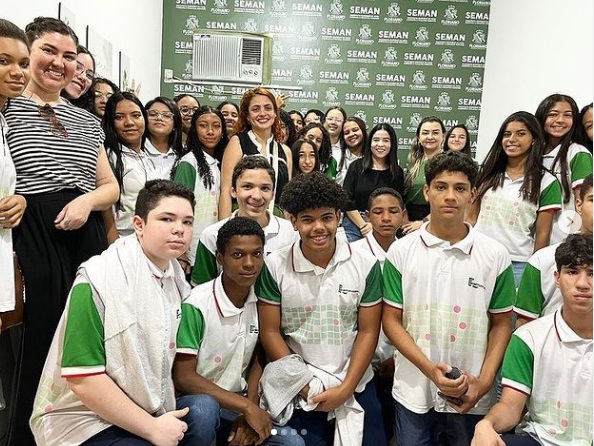Alunos de curso de Meio Ambiente do IFPI visitam Secretaria Municipal de Meio Ambiente