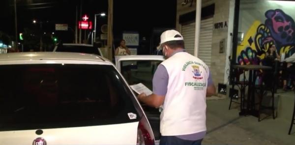 Vinte e três estabelecimentos são notificados no segundo dia do toque de recolher no Piauí