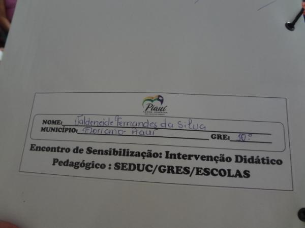 SEDUC realiza Encontro de Sensibiliza&ccedil;&atilde;o.(Imagem:FlorianoNews)