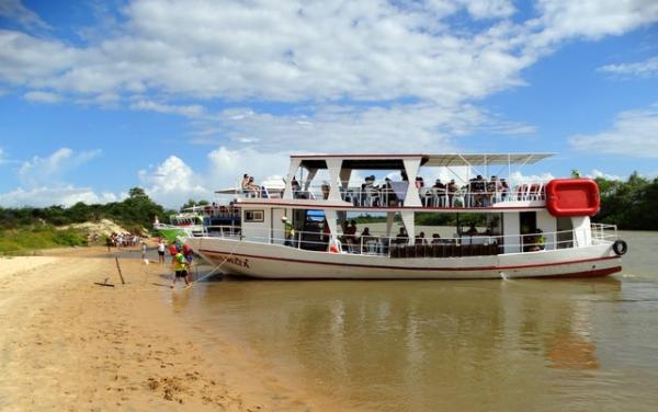 Governo do estado liberou passeios no Delta do Piau&iacute; com limita&ccedil;&atilde;o de passageiros.(Imagem:Edilson Morais Brito/ arquivo pessoal)
