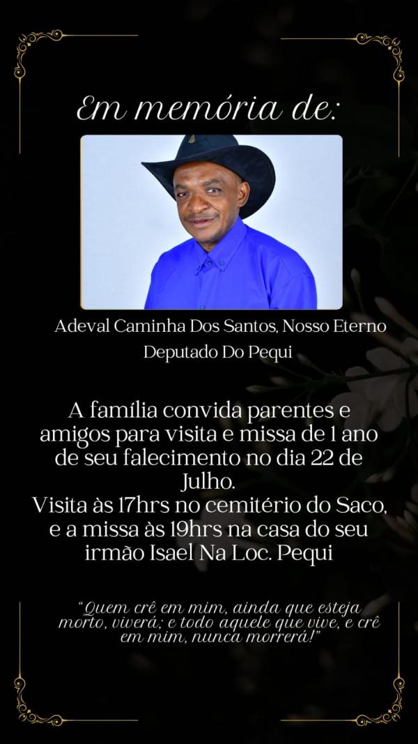 Adeval Caminha dos Santos, conhecido como 