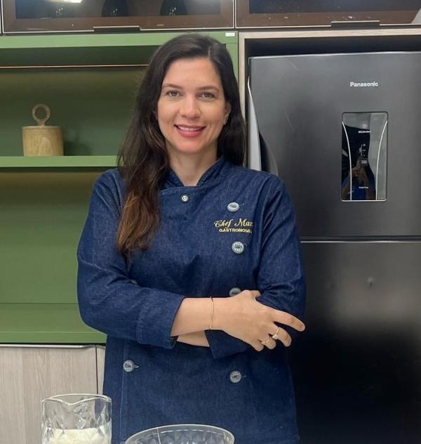  Chef de cozinha Manu Solano.(Imagem:Ascom Secult)