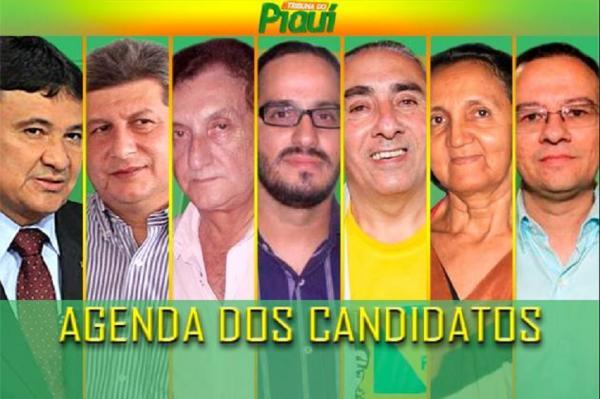 Confira a agenda dos candidatos a governador para este sábado (20)