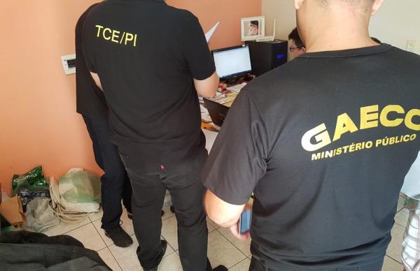 Gaeco cumpre três mandados de busca e apreensão(Imagem:Divulgação /MPPI)