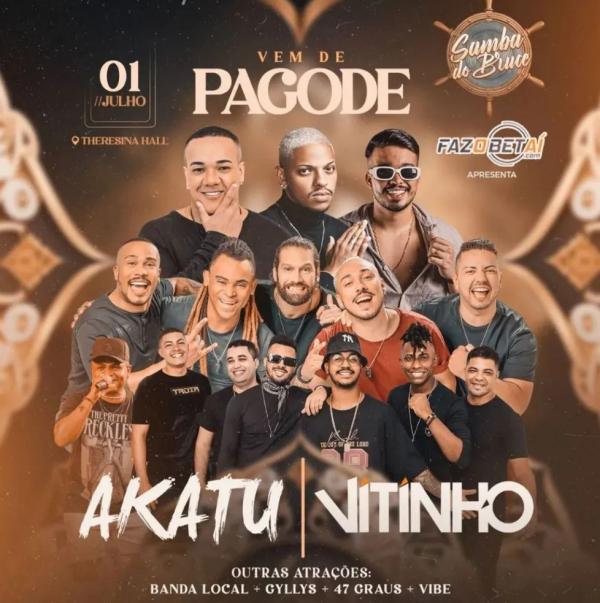 Agenda Cultural: Exposição Raízes, Vem de Pagode; os eventos no Piauí de 30 de junho a 2 de julho