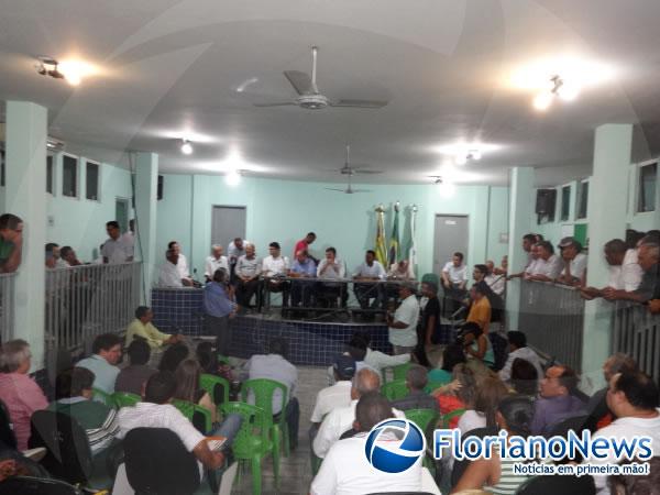Solenidade na C&acirc;mara Municipal.(Imagem:FlorianoNews)