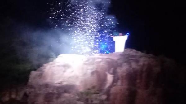 Emo&ccedil;&atilde;o toma conta do p&uacute;blico na 1&ordf; noite da Paix&atilde;o de Cristo em Floriano.(Imagem:FlorianoNews)