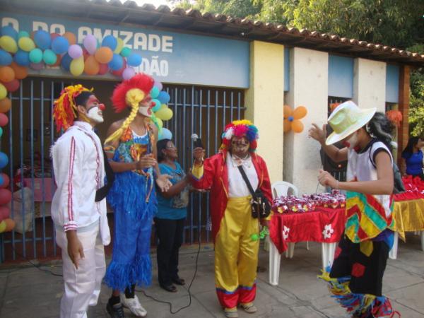 Na festa da casa da amizade no bairro Caixa D&aacute;gua(Imagem:reda&ccedil;&atilde;o)