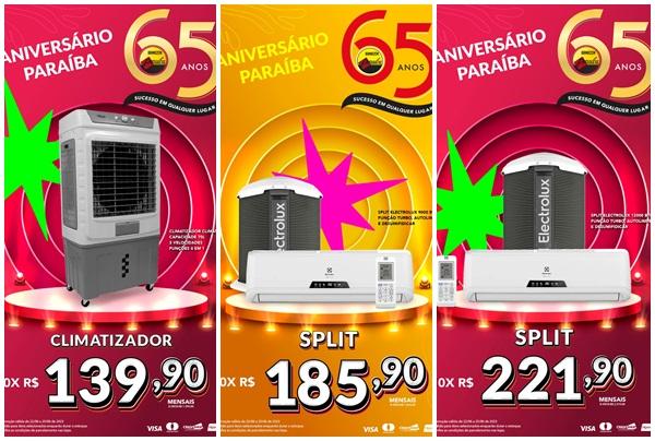 Explos&atilde;o de Ofertas no Anivers&aacute;rio Para&iacute;ba!(Imagem:Divulga&ccedil;&atilde;o)