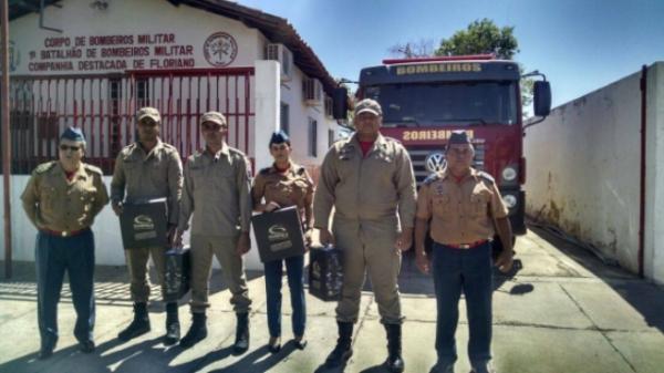 Bombeiros de Floriano e Picos recebem equipamentos de proteção