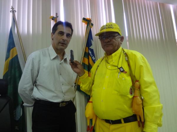 Prefeito Gilberto J&uacute;nior(Imagem:FlorianoNews)