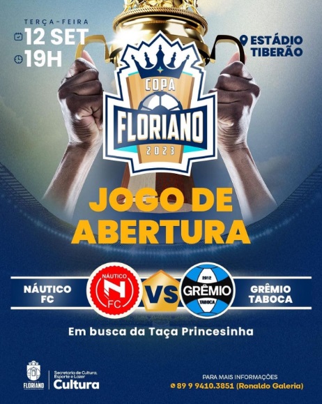 Copa Floriano 2023: Náutico FC e Grêmio Taboca abrem a disputa pela Taça Princesinha