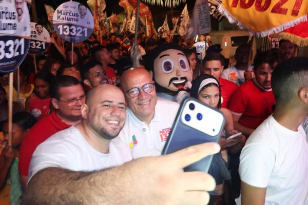 Marcus Kalume e Franzé fazem arrastão em Floriano(Imagem:Ascom)