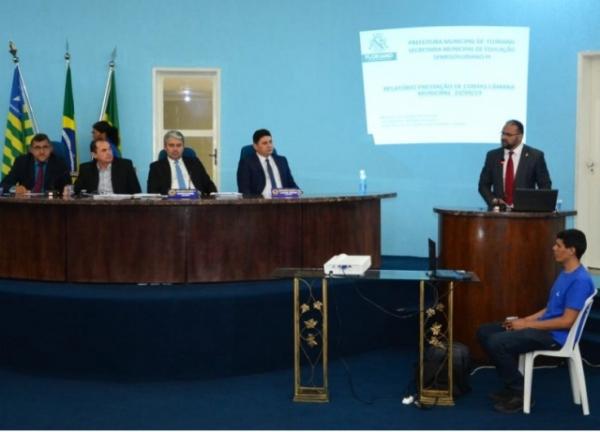 Educação realiza prestação de contas na Câmara Municipal de Floriano